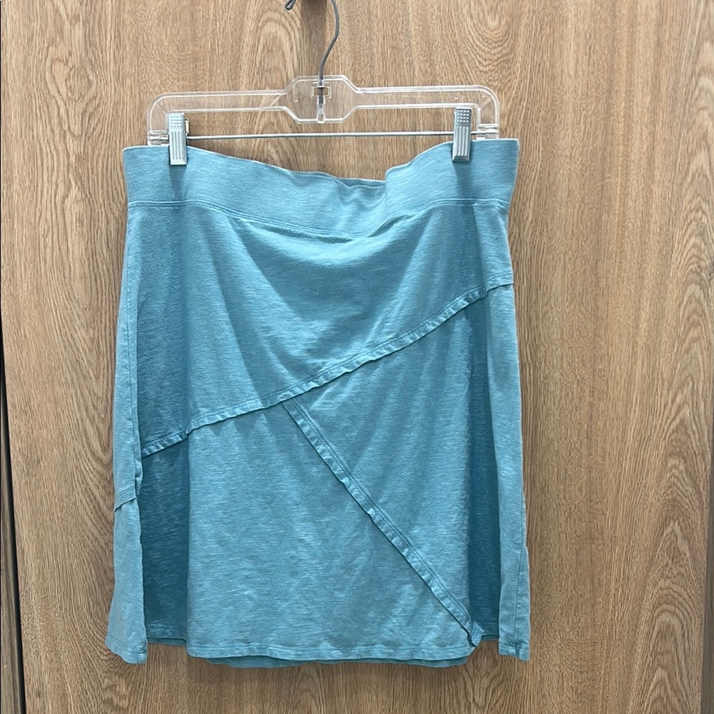 Horny Toad Asymmetrical Teal Skirt